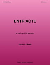 Entr'acte Orchestra sheet music cover